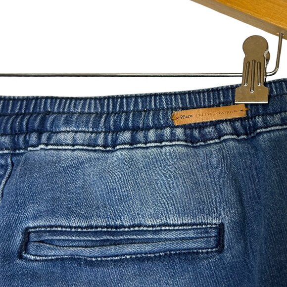 Pilcro The Letter Press Women's Joggers Denim Medium Washed - Size Extra S - Picture 3 of 7